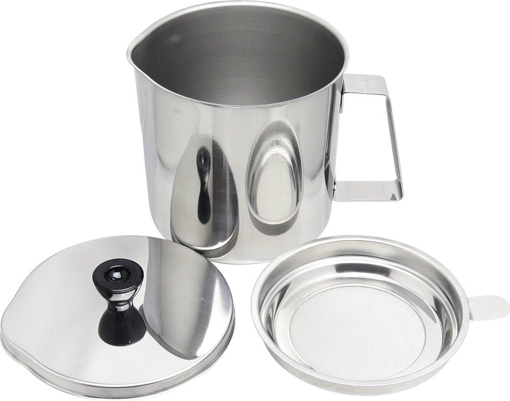 Wahei freiz Ölaufbewahrungsbehälter, Mido, 1,1L, Edelstahl, Hergestellt in Japan, AD-540