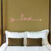 Multiple Colour Love Arrow Decals Wall Sticker Living Room Bedroom Vinyl Engraved Wall Decals Home Decoration Stickers