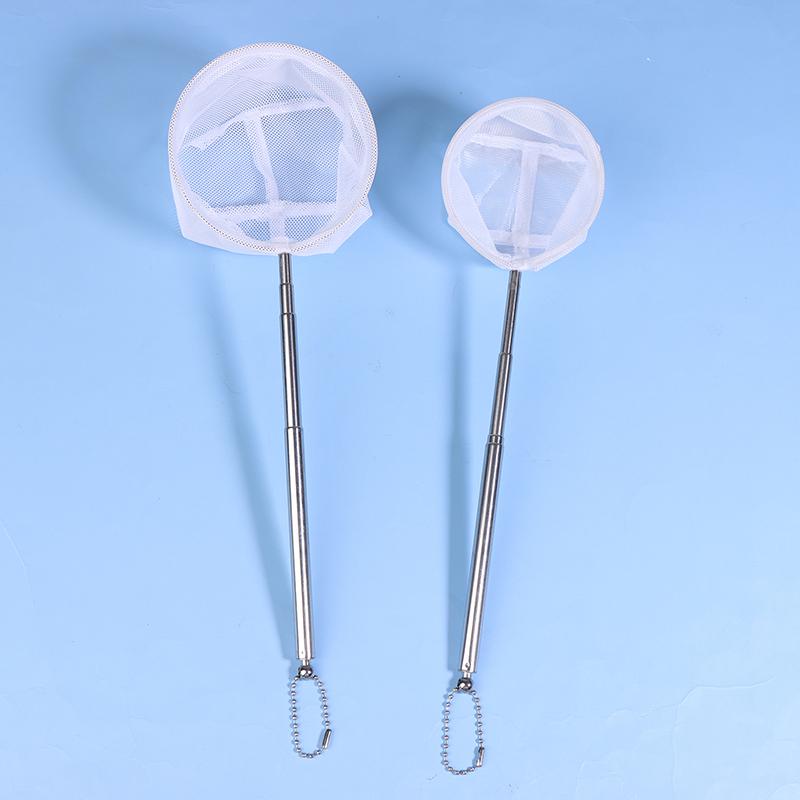 1Pc Aquariumfish Fishing Net Stainless Steel Retractable Small Shrimp Fishing Nets Fish Shrimp Tank Aquarium Accessories