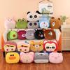 Cartoon Winter Hand Warmer Plush Pillow with Logo Customization