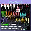 Soft Plastic Lure Set For Bass Night Fishing With Glowing Baits For Anglers