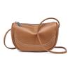 New niche design bag women's retro shoulder armpit bag versatile messenger dumpling bag leather lightweight shell bag