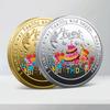 Happy Birthday Colorful Commemorative Coin Medal - Creative Lucky Gift