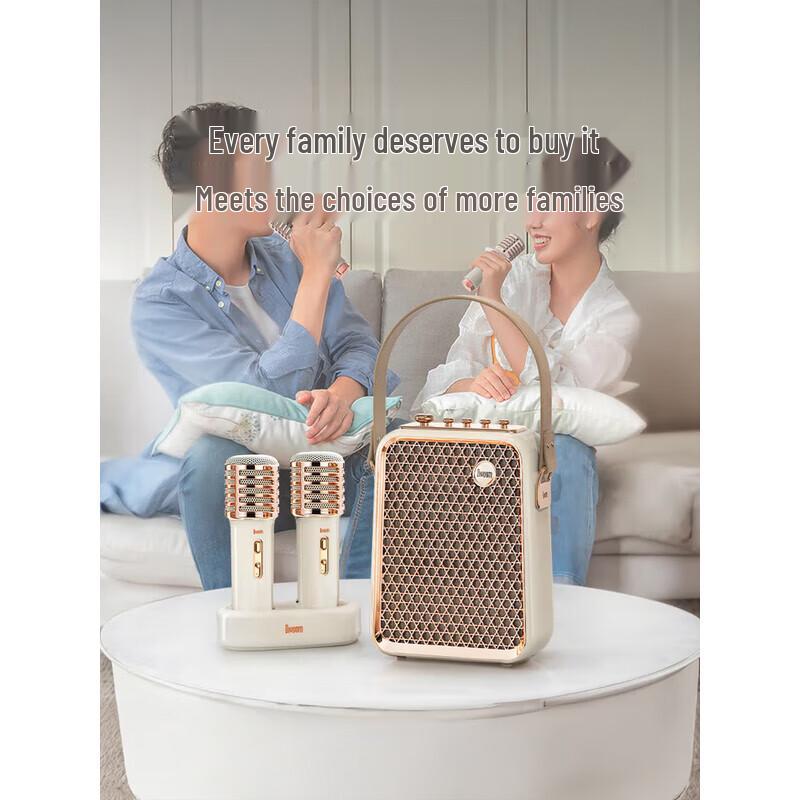 Divoom Portable Bluetooth KTV Speaker with Dual Microphones