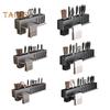 Kitchen Cutlery Holder Wall Mounted Cutter Holder with Hooks Carbon Steel Cutter Storage Rack for Spoon Chopsticks Rust-Resistant Kitchen Utensil
