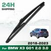Heckscheibenwischerblätter, Premium-Ganzjahreswischerblätter Ersatz für BMW X3 G01 2.0 3.0 2018-2023, Naturkautschuk Bajonett, Einfach zu installieren 12″