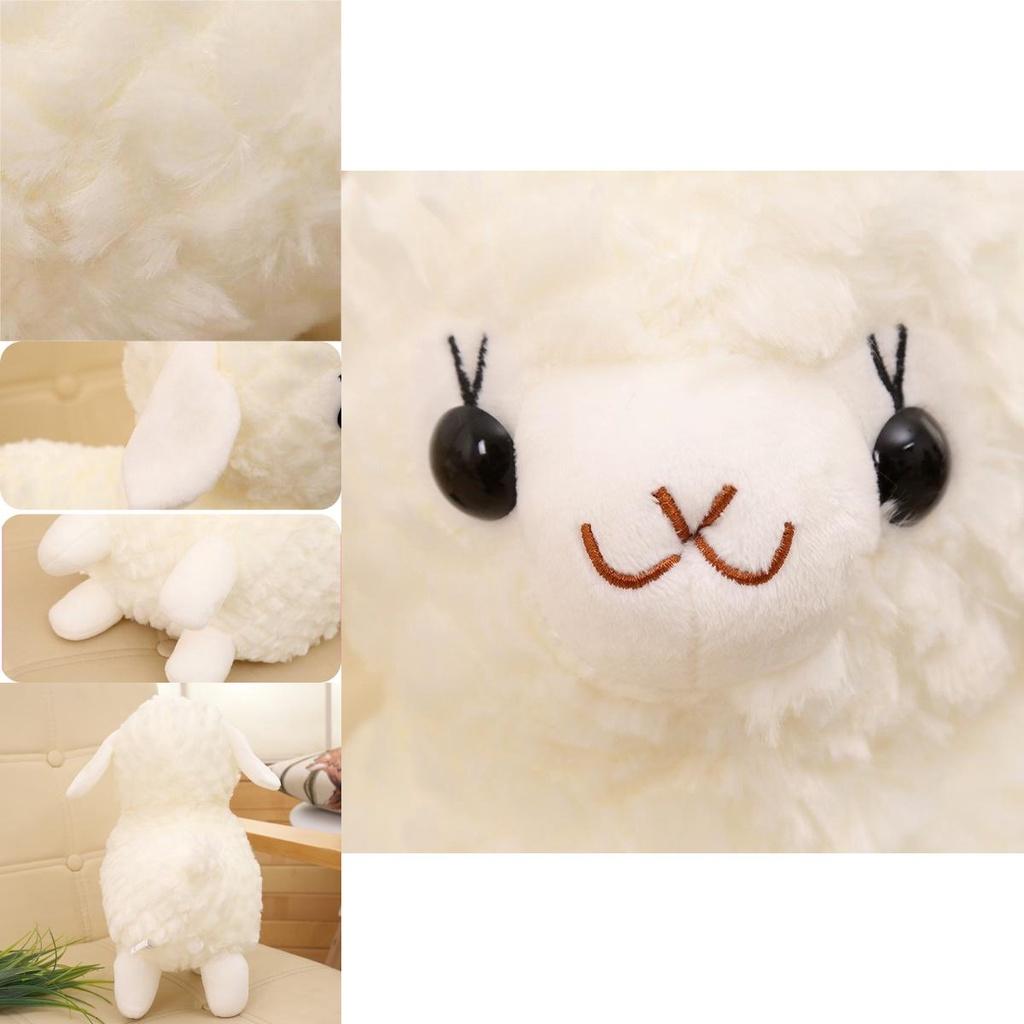 Cute Short Plush Sheep Doll Perfect Gift For Children's Birthday