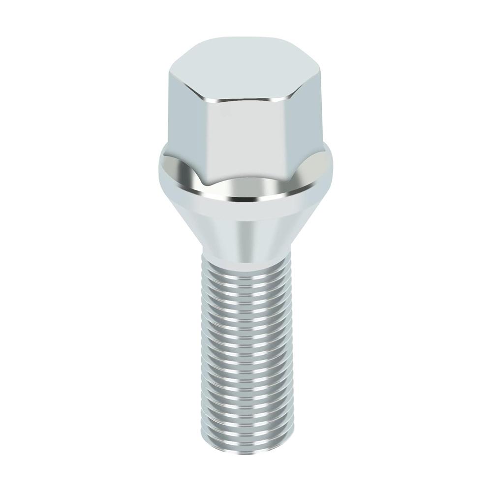 Silver Wheel Lug Bolt Shank M12x1.25 28mm For Jeep Renegade 2015-2019