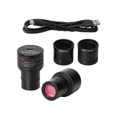 HAYEAR 8MP digitální okulárový fotoaparát Mikroskop Videokamerový adaptér USB2.0 + DIA30MM/30,5MM