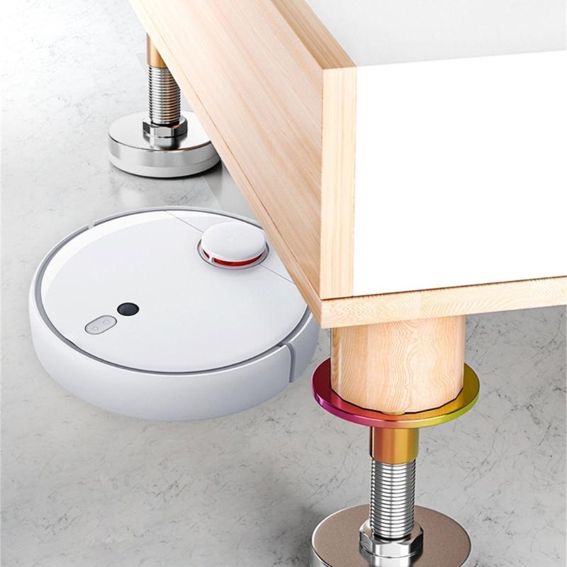 4Pcs Furniture Cabinet Stabilizers Headboard Stopper Adjustable Threaded Bed Frame Anti-Shake Tool Hardware Enduring