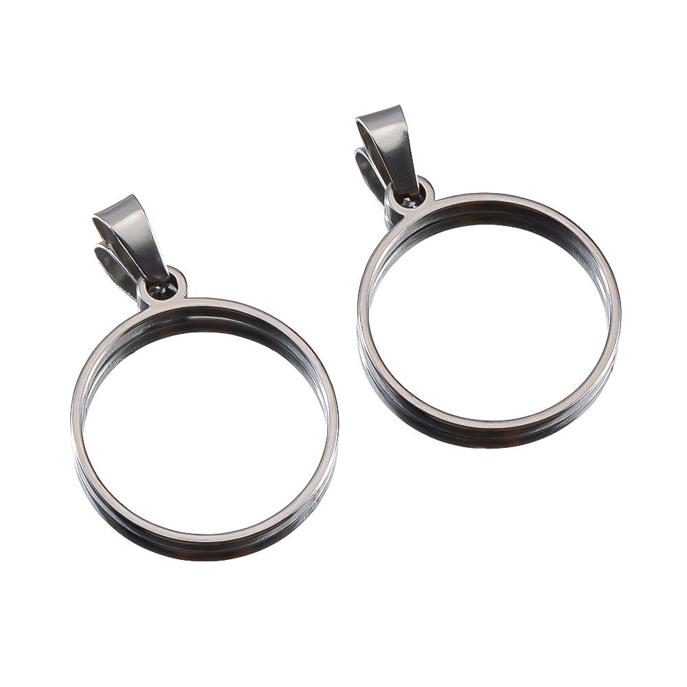 

5pcs Hollow Stainless Steel Star Moon Frames Blank Bezel DIY Earrings Geometric Heart Pendant Base Charm Necklace Jewelry Making 5pcs