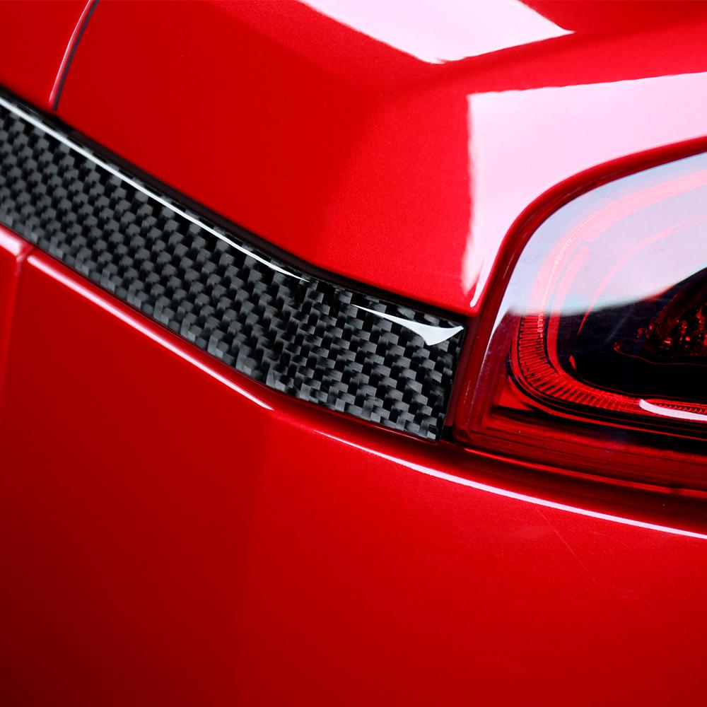 Carbon Fiber Rear Tail Light Decorative Strip Cover Trim Styling Decoration For Kia Stinger 2018-2026 Accessories