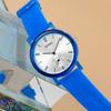 Fashion Korean version watch, silicone tape watch, simple two-and-a-half-hand quartz watch, student party men's and women's watch