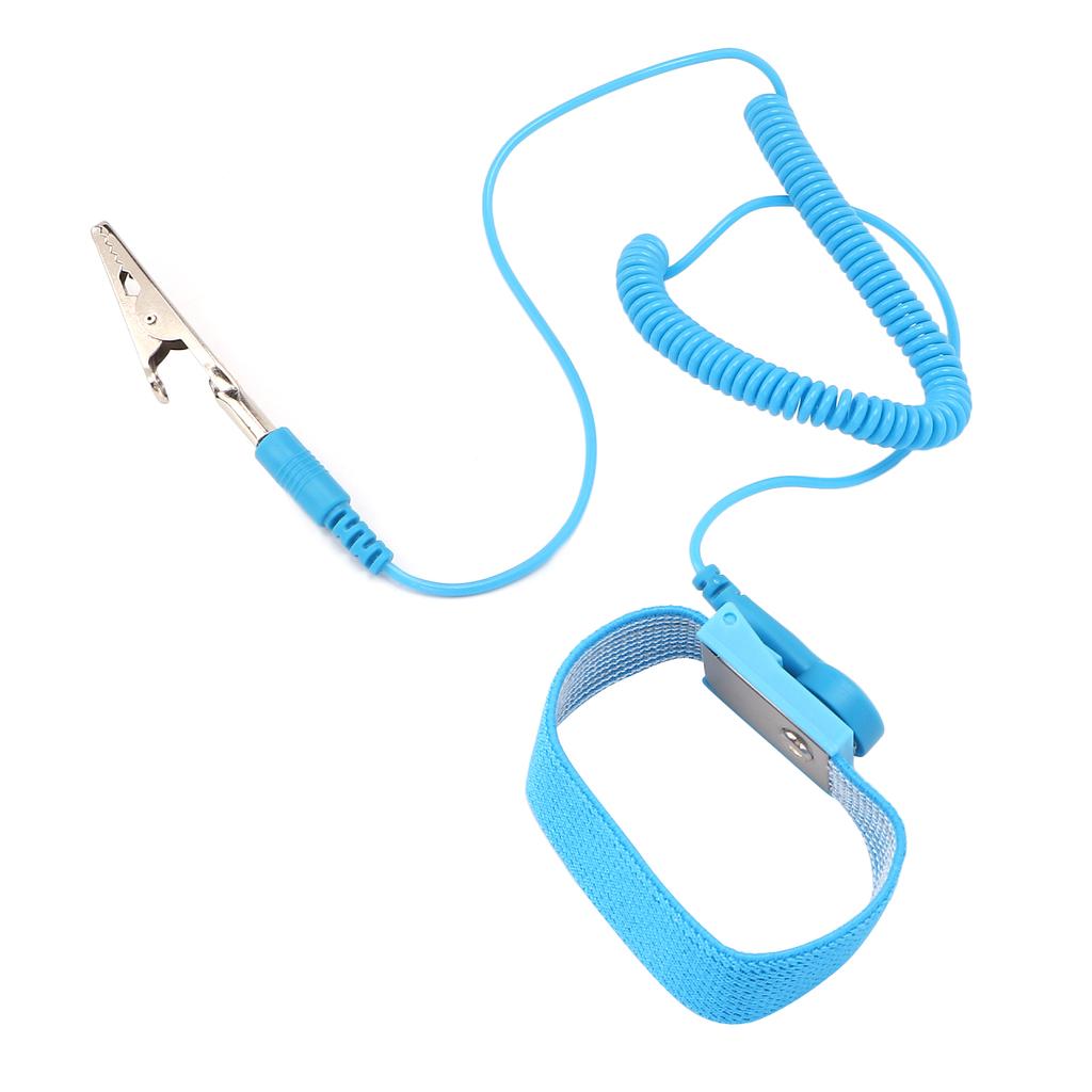 Anti Static ESD Wrist Strap Blue Safe Static Release Antistatic Bracelet with Cord