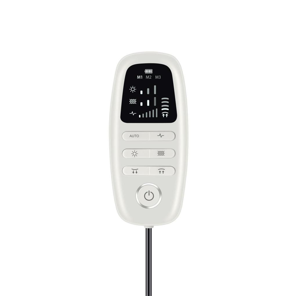Electric Lumbar Spine Traction Device Adjustable Inflatable Vibration Waist Back Massage Machine with Heat Back Stretcher Device