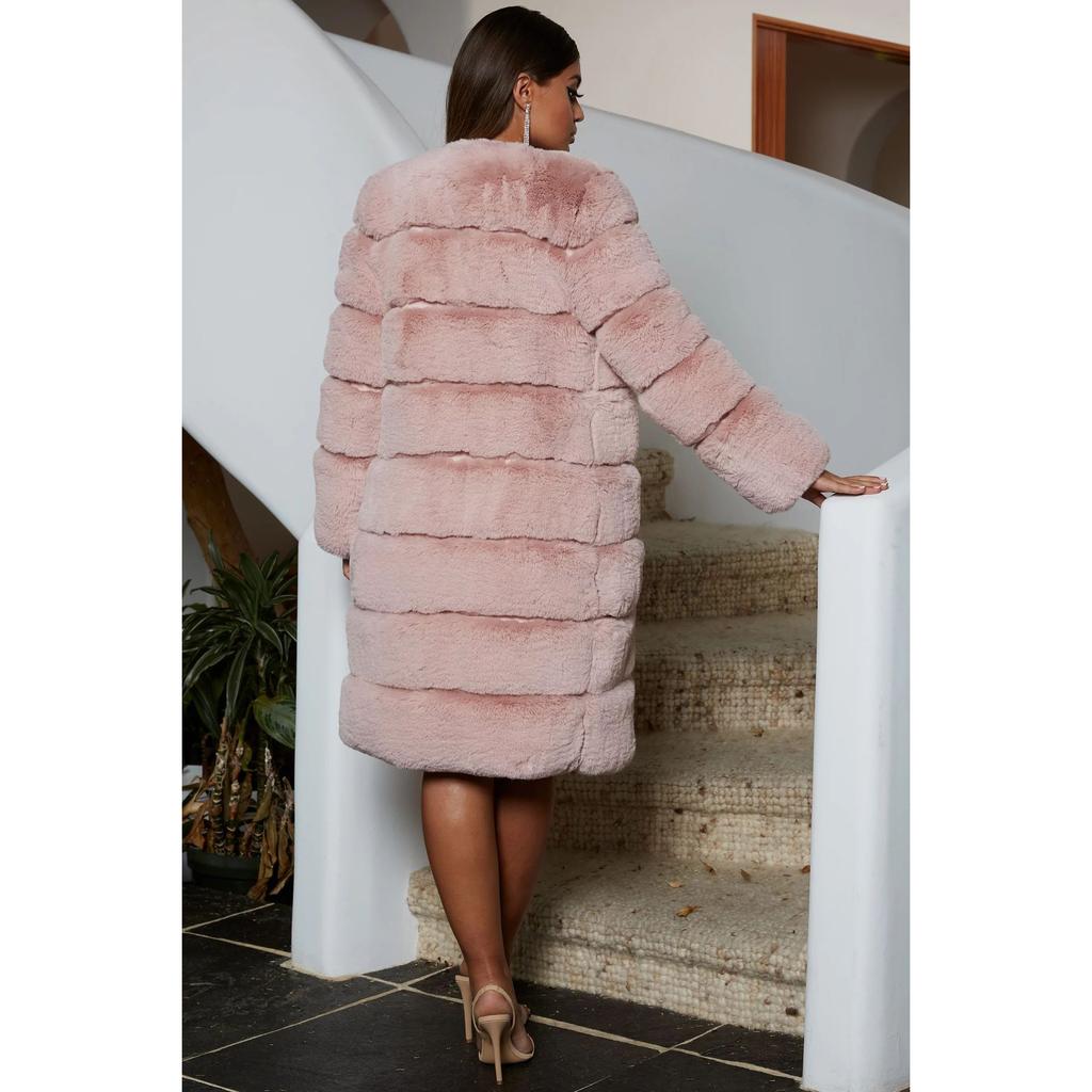 Long Coat Party Fur Evening Dress Shawl 
