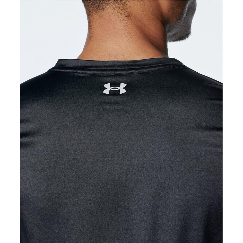 UA Fitted LS V Black Mod Gray LG [Under Armour] Iso-Chill //