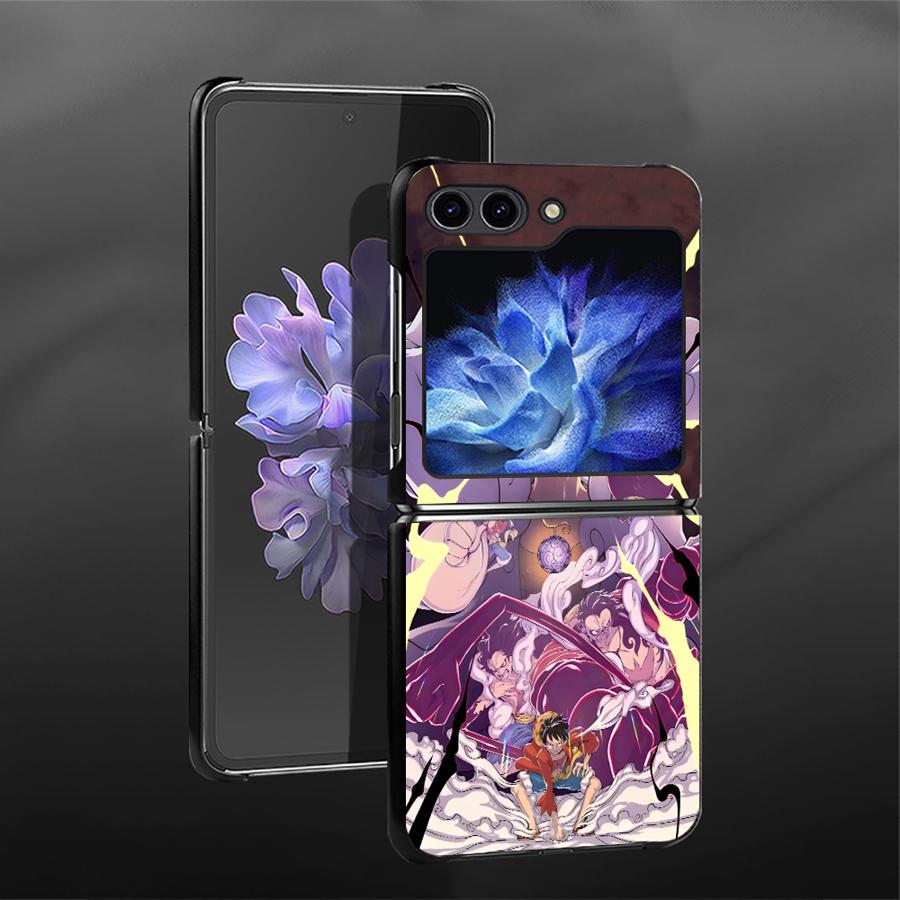 

Чехол для телефона One Piece Крутой Луффи Зоро для Samsung Galaxy Flip3 Z Flip 7 6 5 4 3 Flip6 Flip4 Flip5 Flip7 FE Galaxy Z Flip6