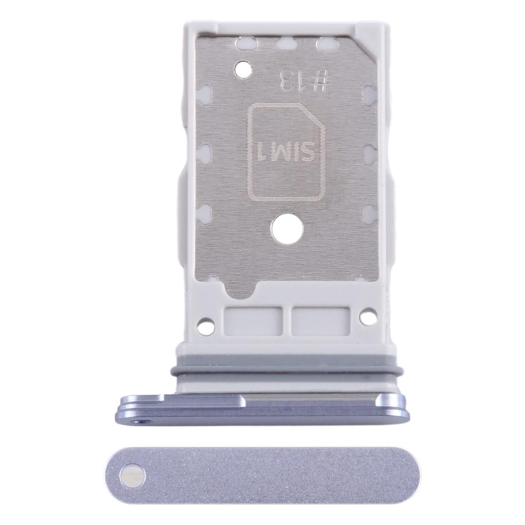 For Samsung Galaxy S24 S921/S24+ S926 Dobbel SIM-kortskuffholder Reservedel (uten logo)