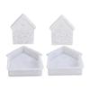 2Pcs Silicone Molds To Create House Shape Decoartive Ornaments For Mother Day Present Birthday Holiday Gift Making