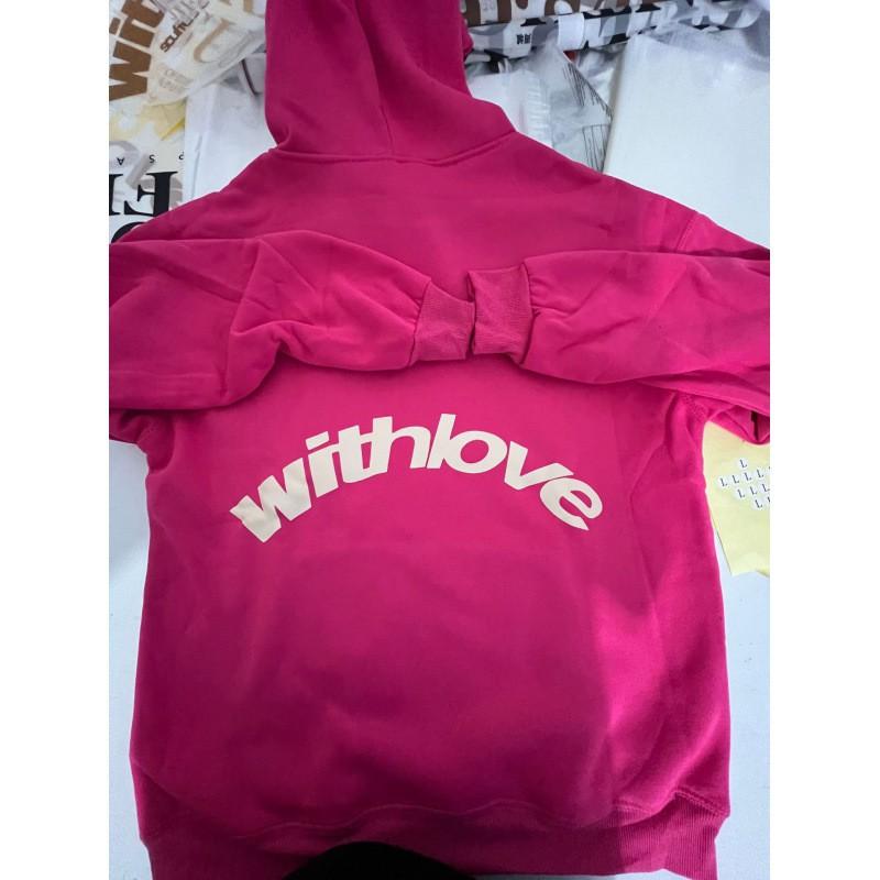 Womens Oversized Hooded Sweatshirt With Bold Letter Print Streetwear Long Sleeve Pullover Loose Fit Retro Style