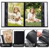 Photo Album 4x6 100 Pockets for Wedding Gifts,Linen Hardcover Picture Albums for Family Anniversary Baby Vacation Pictures