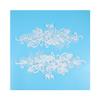 Car Bone Pair Flower Princess Dress Patch Pair Flower Bridal Headdress Veil Jewelry Headband Material Pair Flower Lace