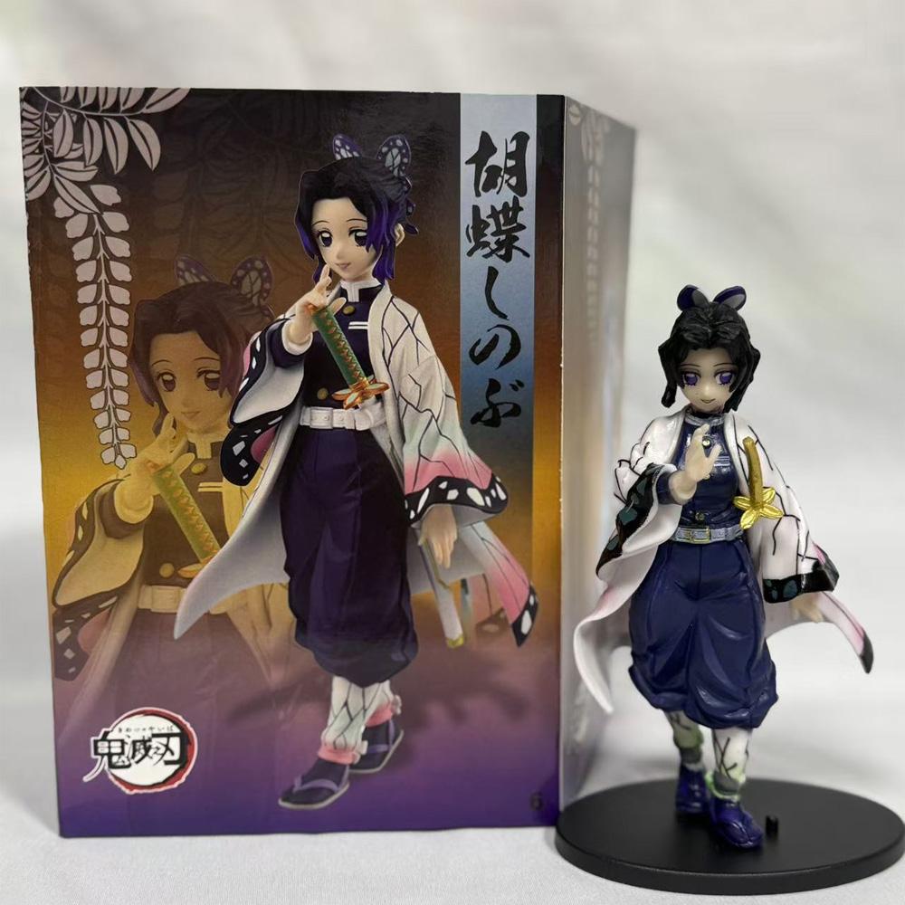 Non-Toxic .Spot Anime Slayer Kimetsu No Yaiba Figure Kamado Tanjirou Action Figure Agatsuma Zenitsu Nezuko Warrior Pvc Model Toys