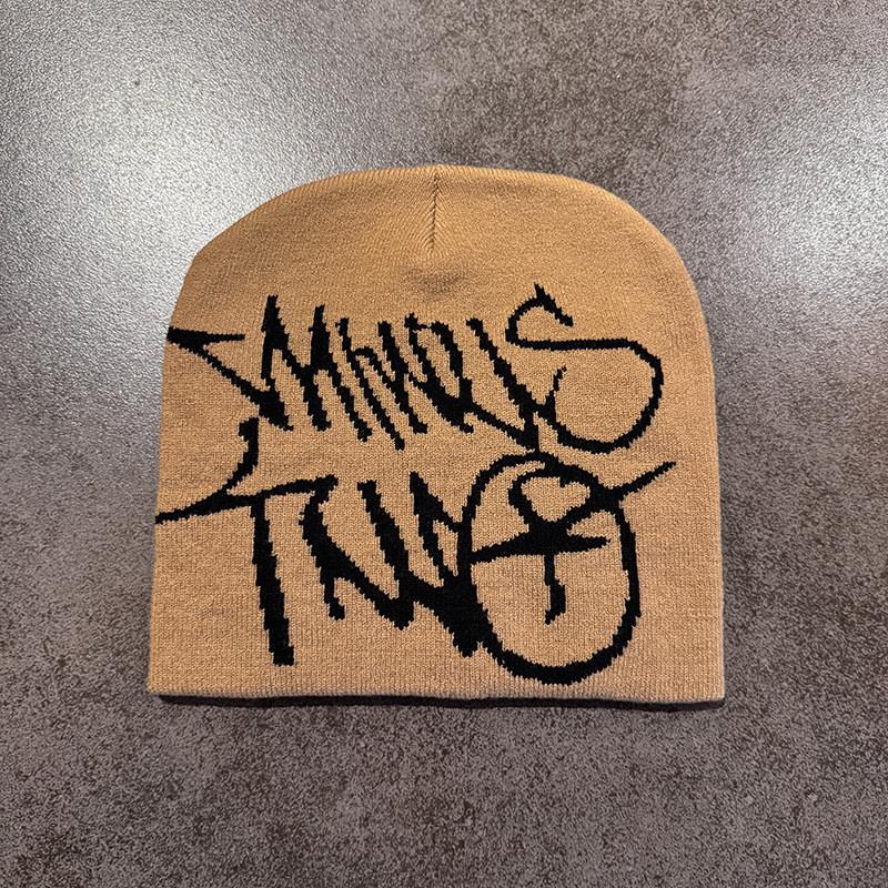 

Korean Style Unisex Beanie Hat For Autumn And Spring Warm Acrylic Knit Cap Khaki