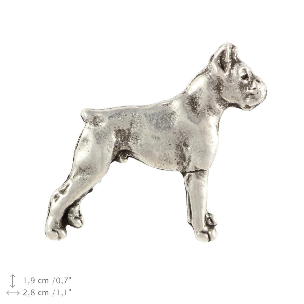 Boxer, German Boxer II - Dog Brooch In a Gift Box, Elegant Pin, Lapel Pin for Art-Dog Brand Jacket