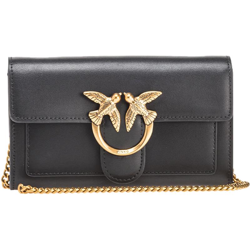 

PINKO Women s Love Bag Chain Shoulder Bag Small (20CM Length)