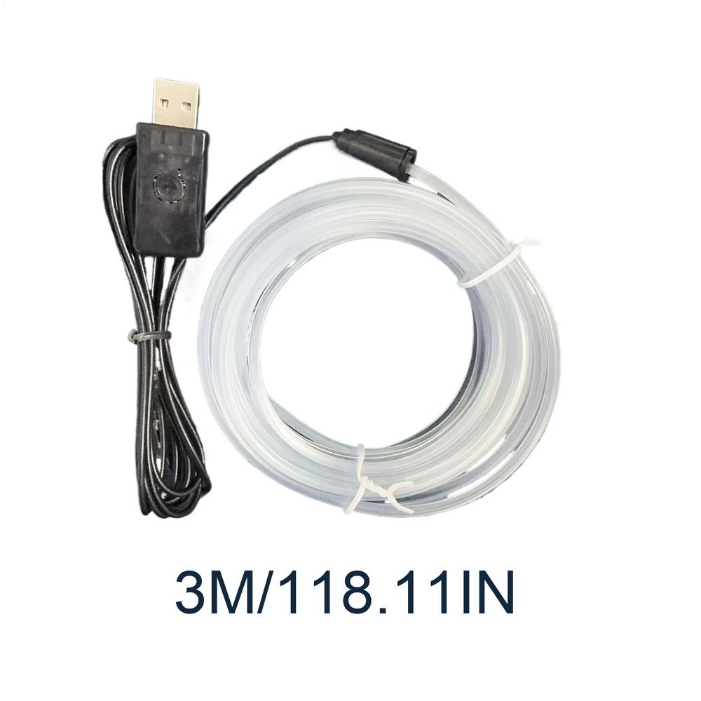 Car Interior Ambient Lighting USB Voice-controlled LED Ambient Lights Strip RGB Auto Interior Lamp Strip For Auto Interior deco