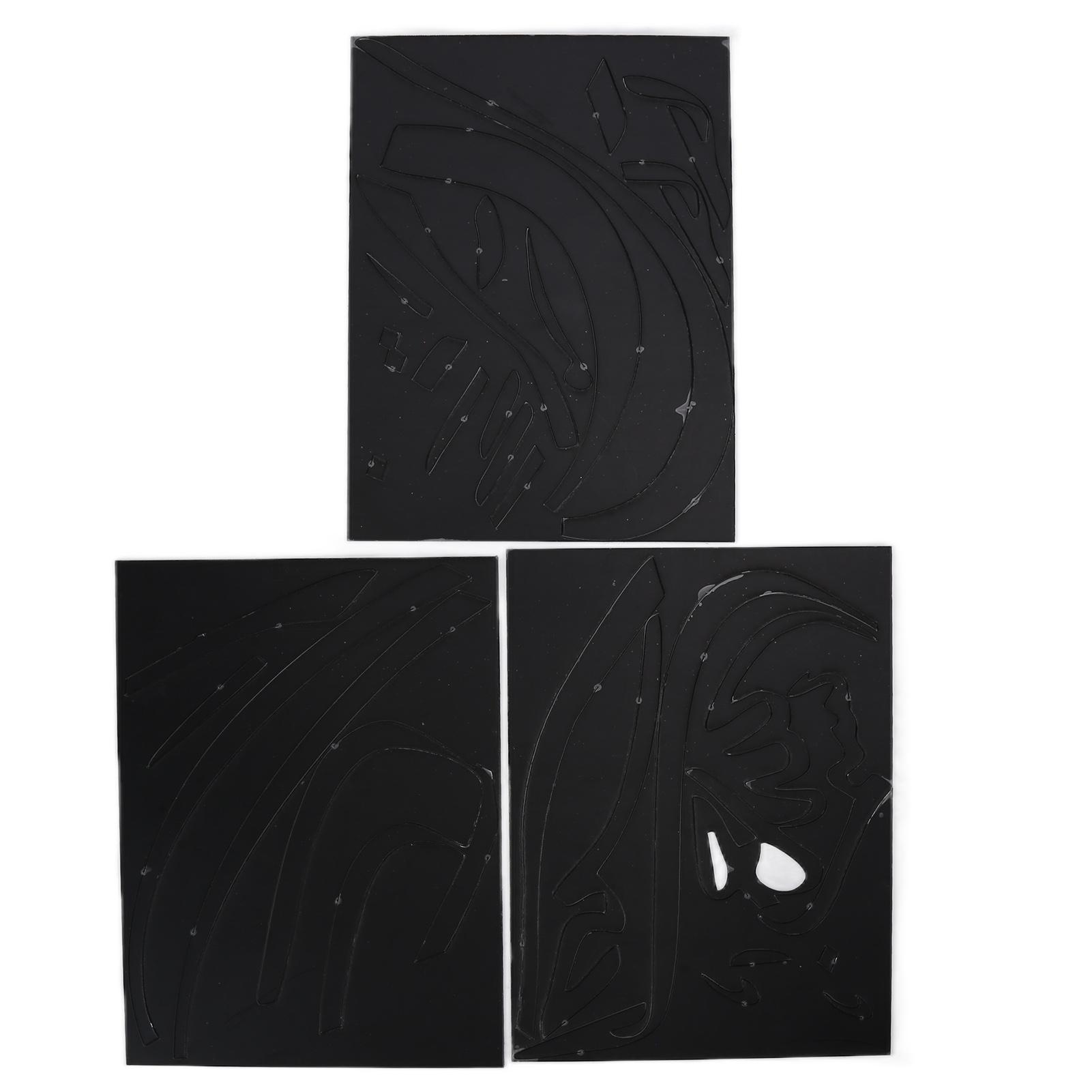 

3 Dimensional Mirror Wall Sticker Removable Decorative Wall Decal for Home Office Cafe