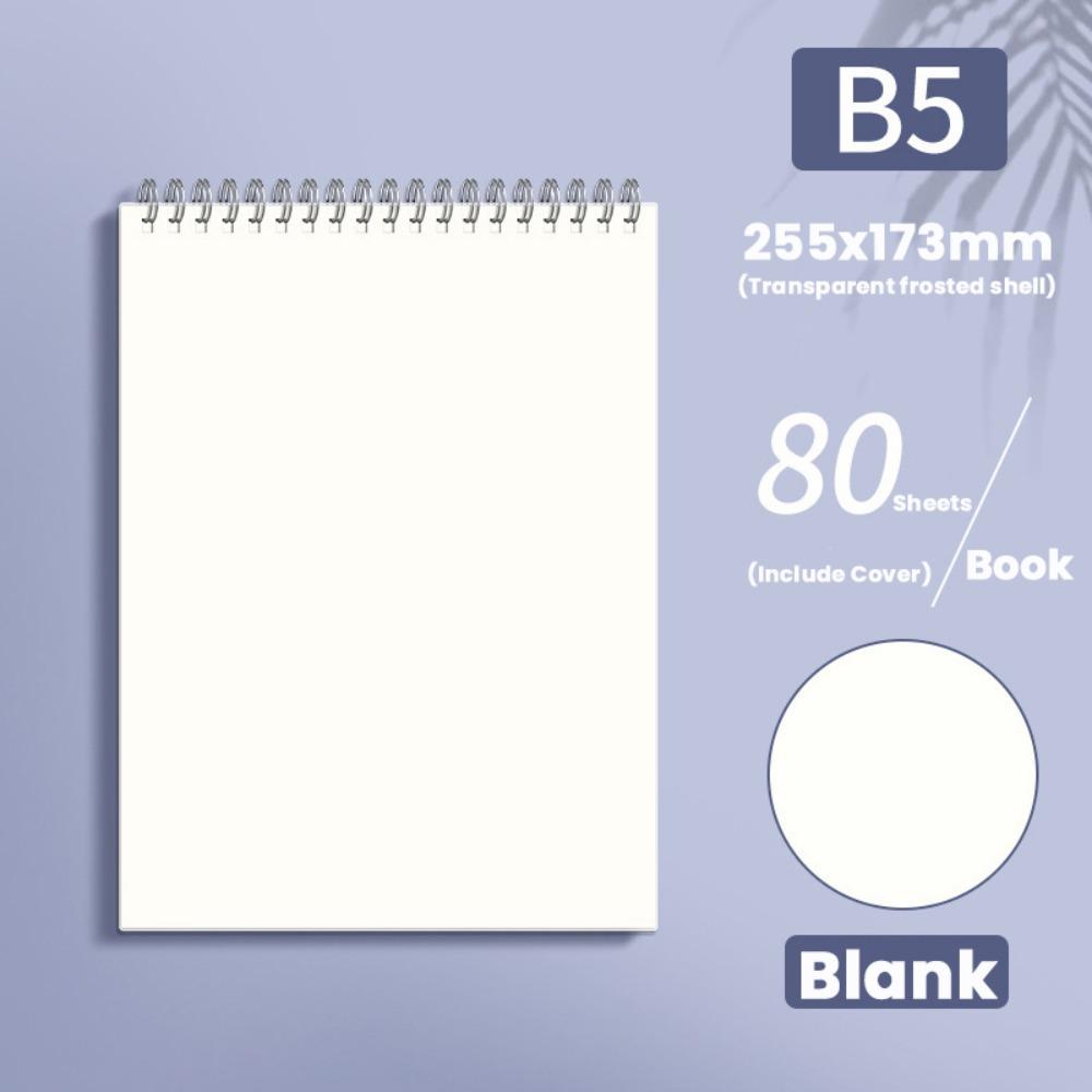Grids/Blank/Horizontal Line Spiral Notepad Flip Over Design Memo Pad  School Office Supplies