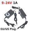 Justerbar Universell AC 220V Til dc 9v 24V Adaptere Lader 9V-24V 10V 12V 10V 21V 15V 18V 1A 1000ma Strømforsyningsadapter