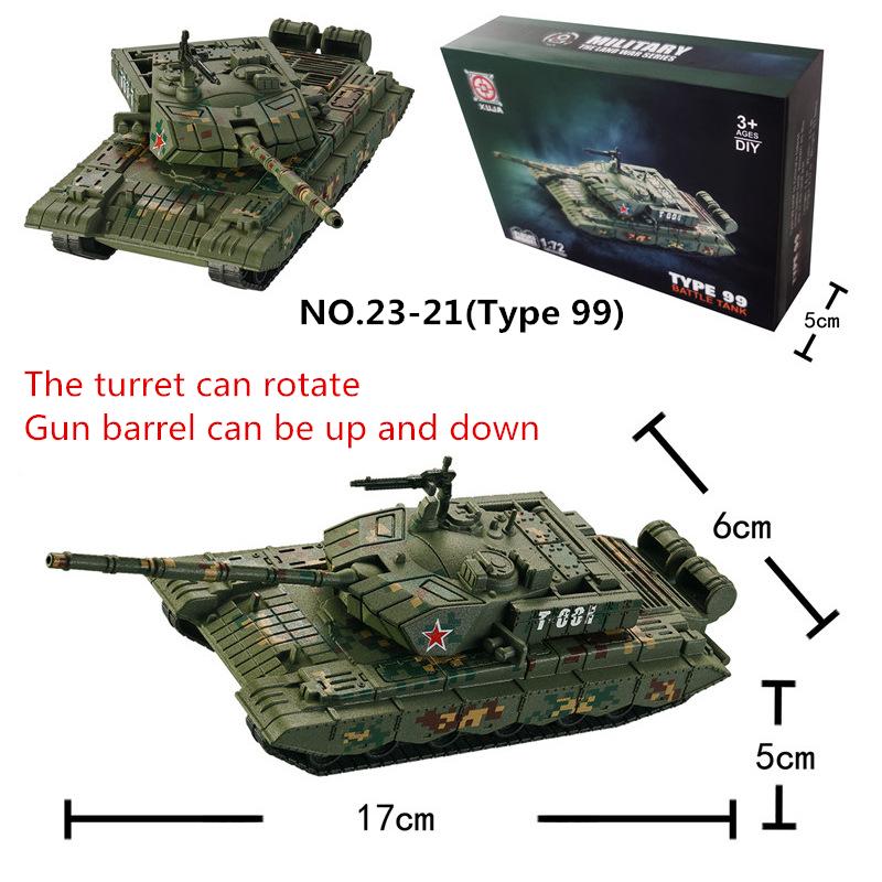 Creative Military Series Multi-Purpose Main Battle Tank Building Blocks M1A2 The Tiger Hell Buggy Model Toys For Boys Xmas Gifts