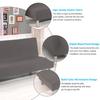 Folding Sofa Bed Cover Polyester Elastic Armless Couch Cover Futon Slipcover Protector