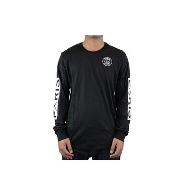 PSG Allover Print Long Sleeve T-Shirt Men Tops Black BQ8383-010