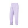 Li Ning Simple Casual Versatile Sports Long Pants Women Bottoms Lilac AYKU552-5
