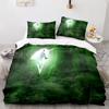 Carino Set Copripiumino Coppia di Pony 3D Unicorno Pony Cavallo Poliestere Coperta Trapuntata con Federe per Bambini Adulti Set Biancheria da Letto