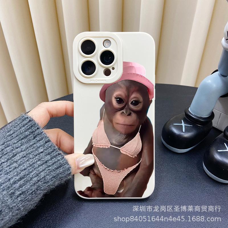 Sexy Monkey for iPhone 15 Case Iphone12promax Case 14/13/11/XSMAX Pupil Eye 16