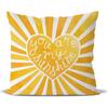 Yellow Bedroom Decor Sun Sunshine You Are My Sunshine Summer Throw Pillow Covers,Sun Kids Teens Girls Room Classroom Decor Heart Cloud Lumber
