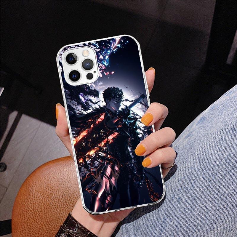 G-Guts B-Berserks Anime Phone Case For iPhone 17 Air 16 Pro Max 16E 15 + 14 Plus 11 12 13 Mini 7 8 SE Gift Print Cover Fundas