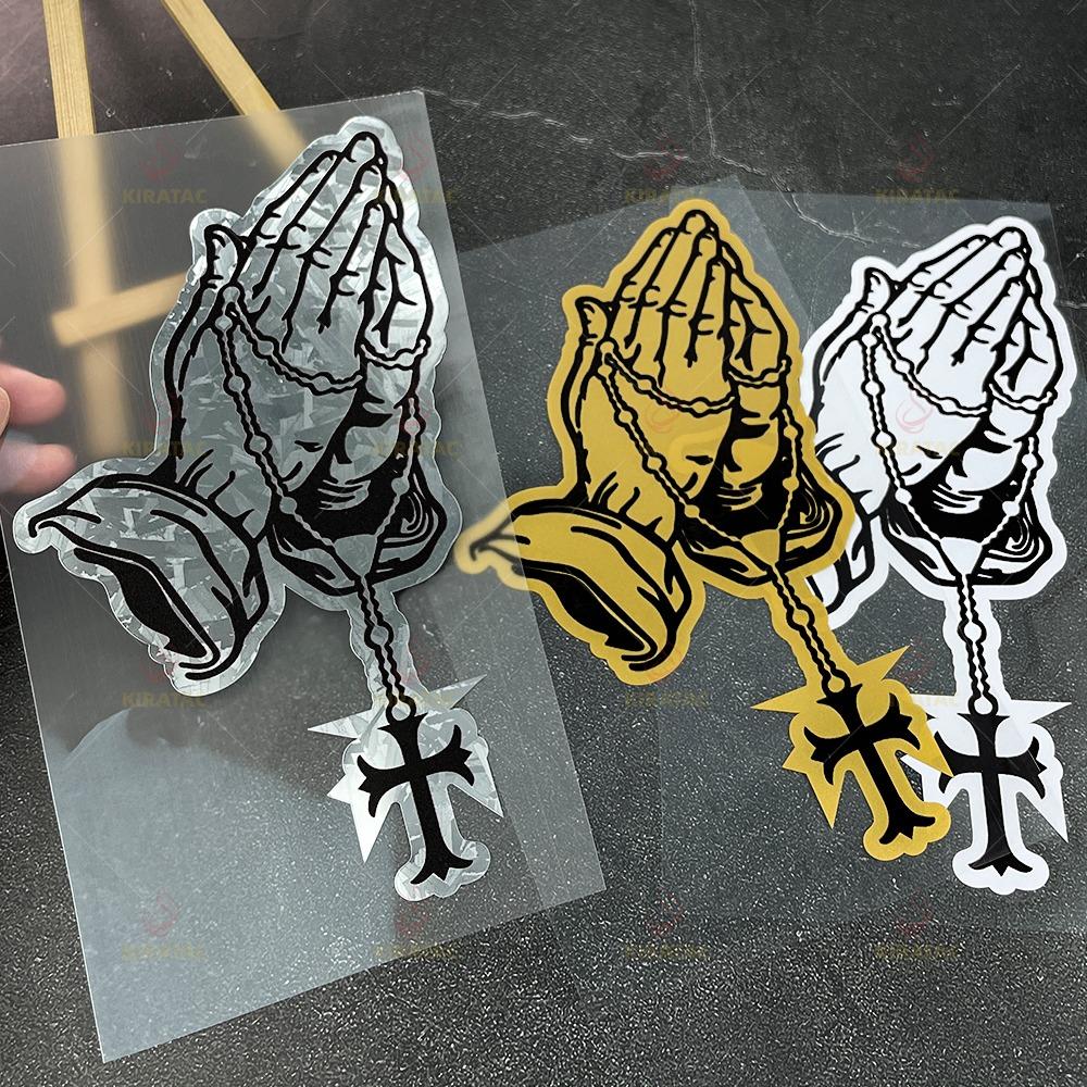 1pc Praying Multiple Colors Motocycle Stickers Waterproof for Fairing Fender Car Windows Body Scooter Universal Vinyl Decals