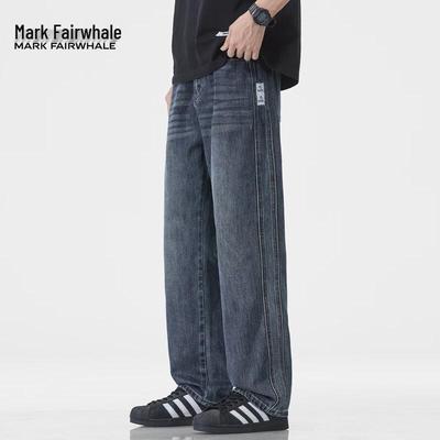 Mark Fairwhale Men's Loose Fit Straight-Leg Jeans