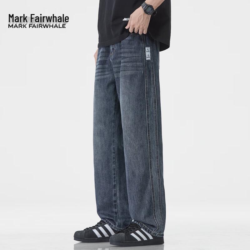 

Мужские джинсы прямого кроя Mark Fairwhale в американском уличном стиле 36