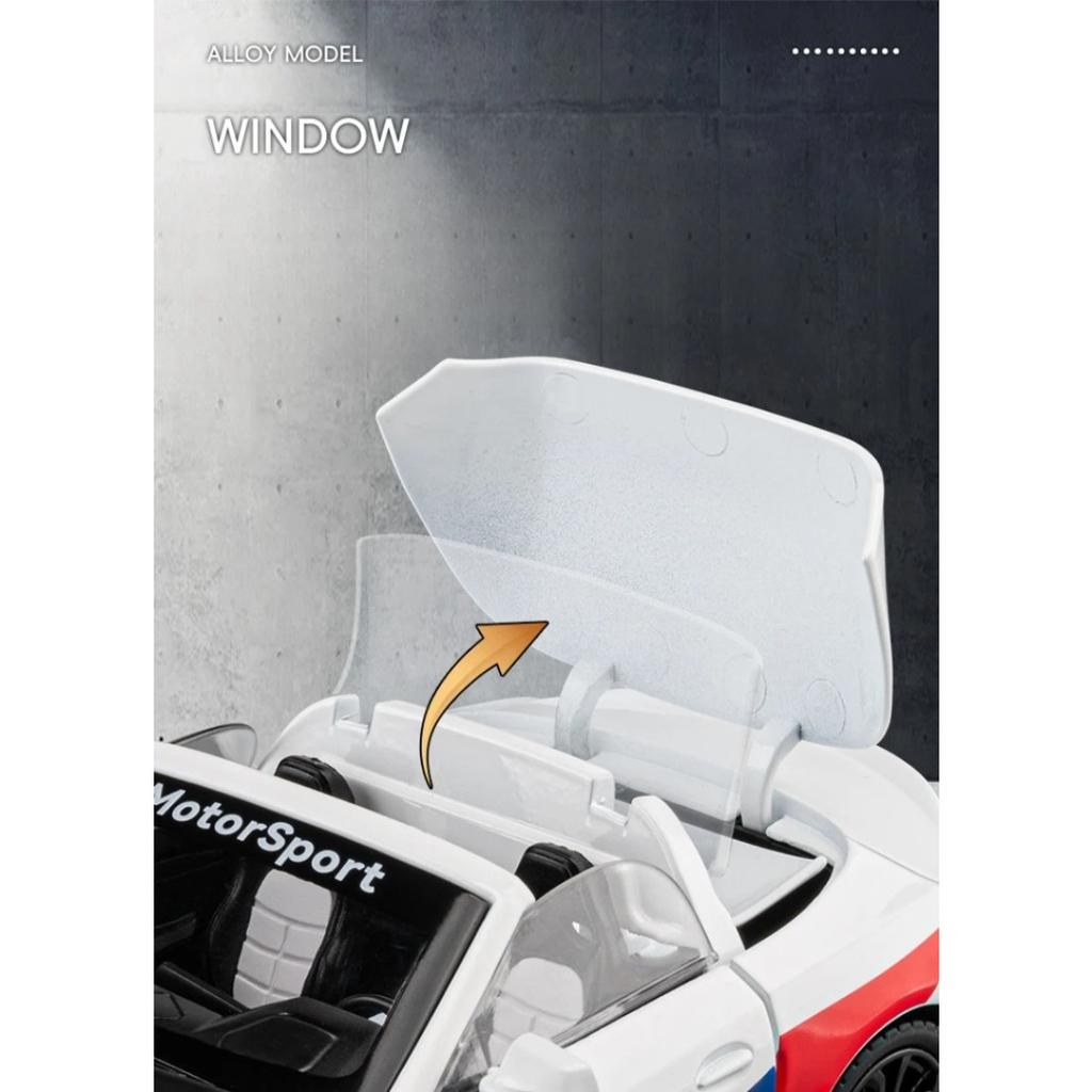Simulation 1/22 BMW Z4 Coupe Convertible Supercar Model Collection Miniature Voiture Diecast Toy Vehicle Children Boyfriend Gift