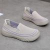 New Style of Cloth Shoes Women's Single Shoes Thick-soled Anti-slip Casual Shoes Soft-soled One-step Mom Shoes