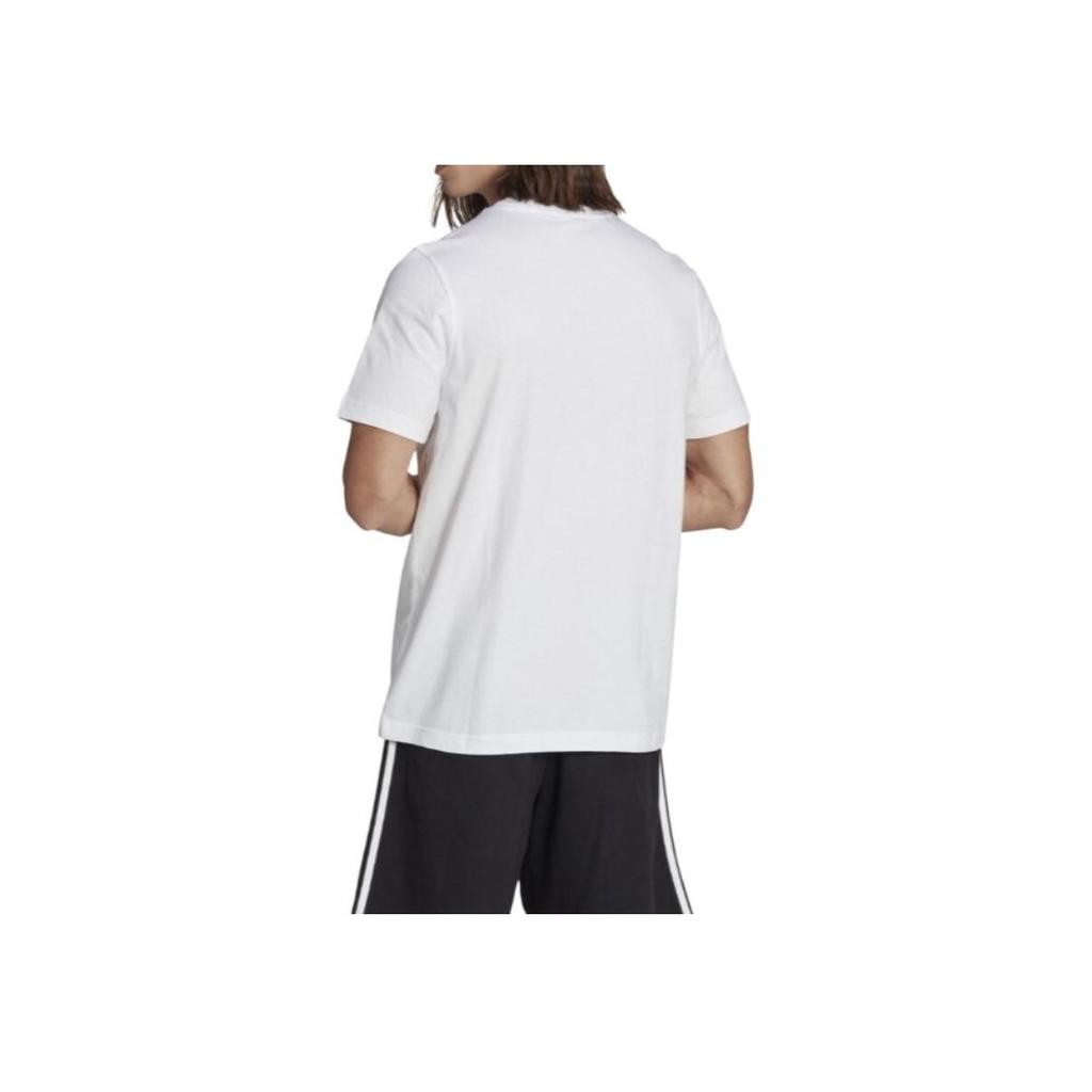 Adidas Originals Solid Pattern Short Sleeve T-Shirt Men Tops White IA4812