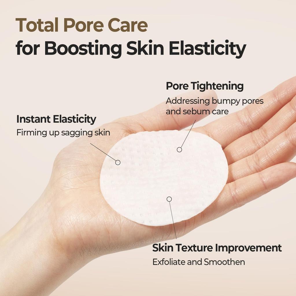 SKINFOOD Acorn Pore Peptide Toner Wiping Korean Skincare Pads, Pads, Pads, (250g/60 Sheets)